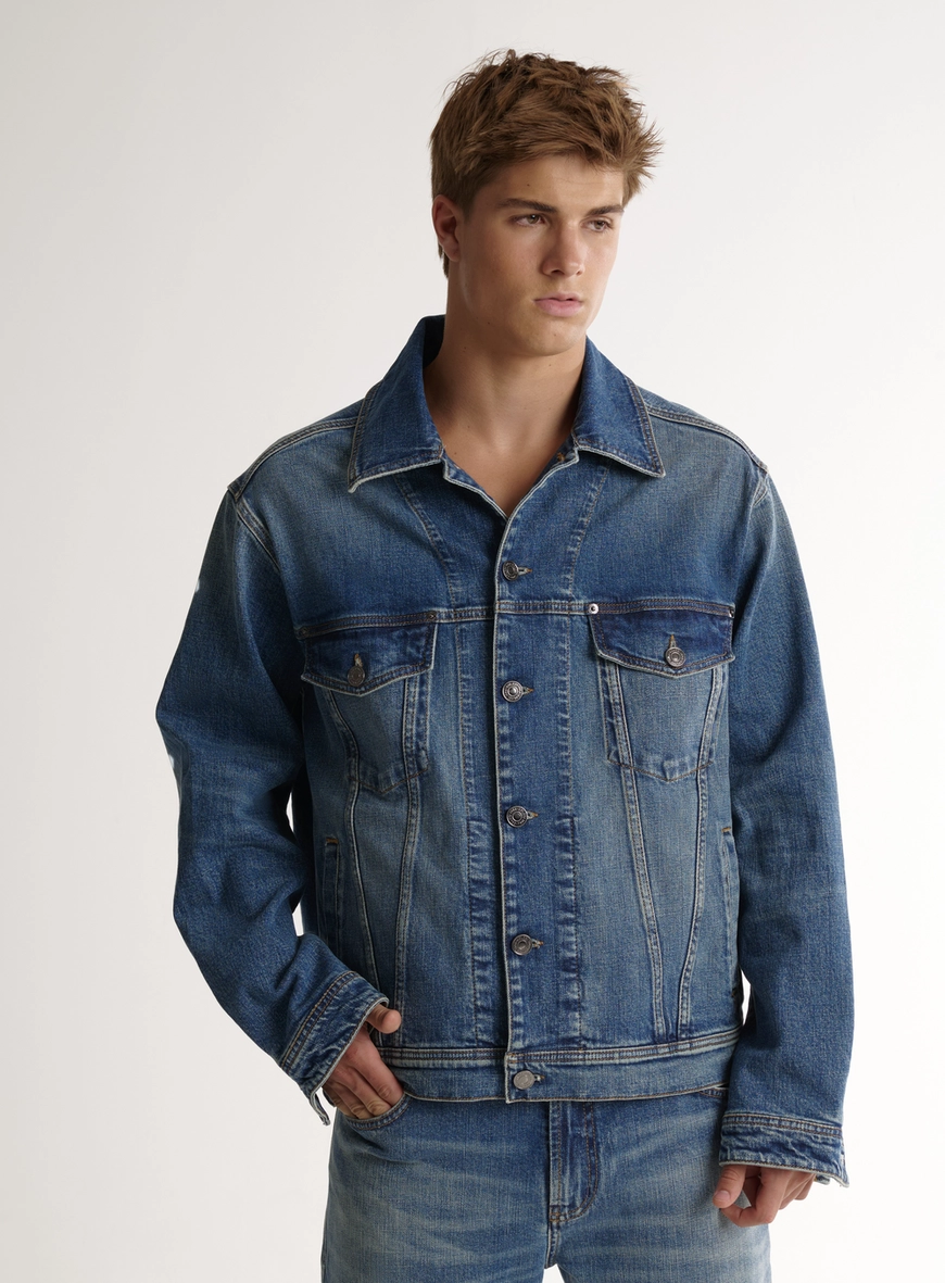 Jaqueta Masculina Jeans Classic Com Bolsos