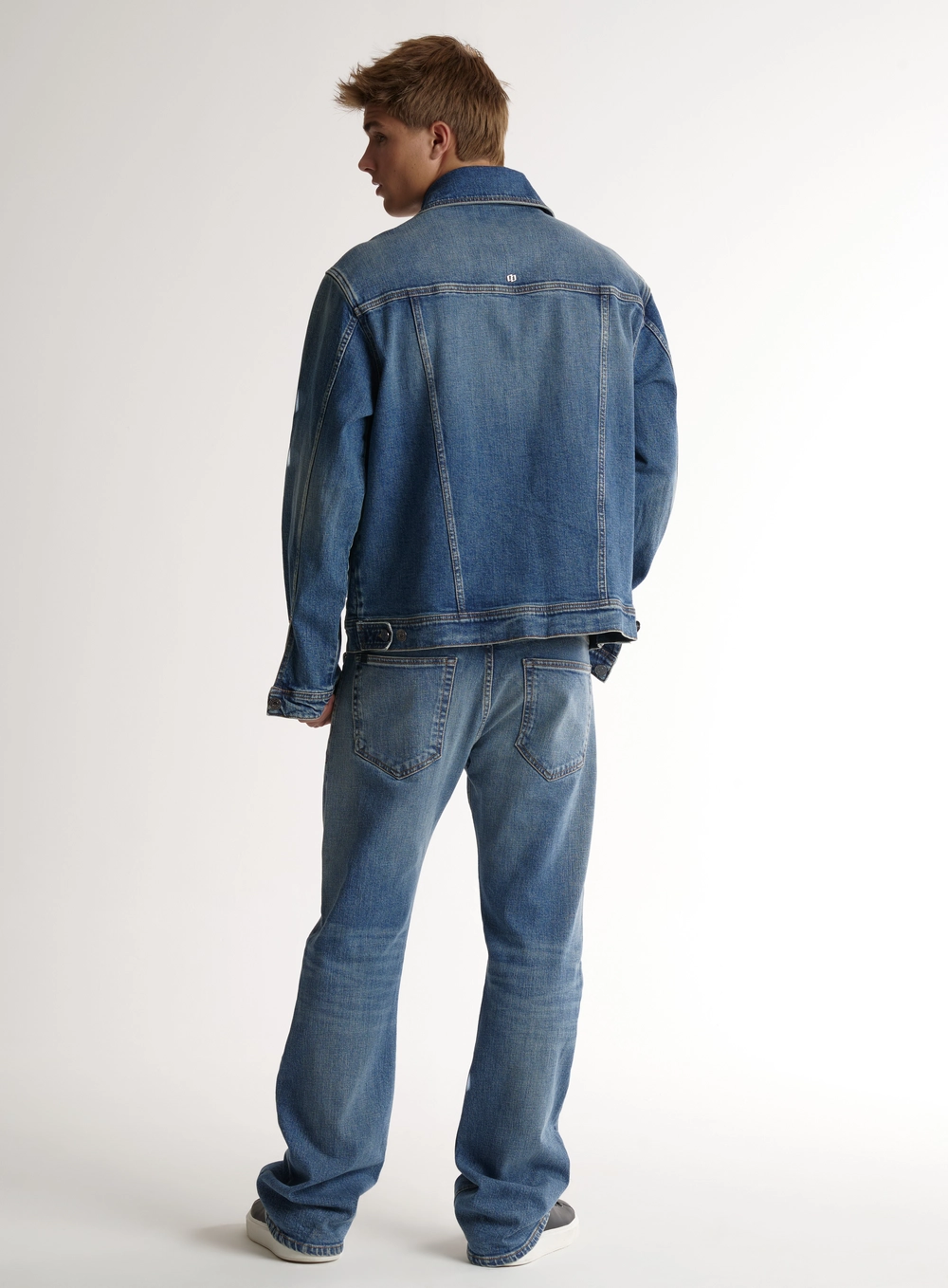 Jaqueta Masculina Jeans Classic Com Bolsos Índigo