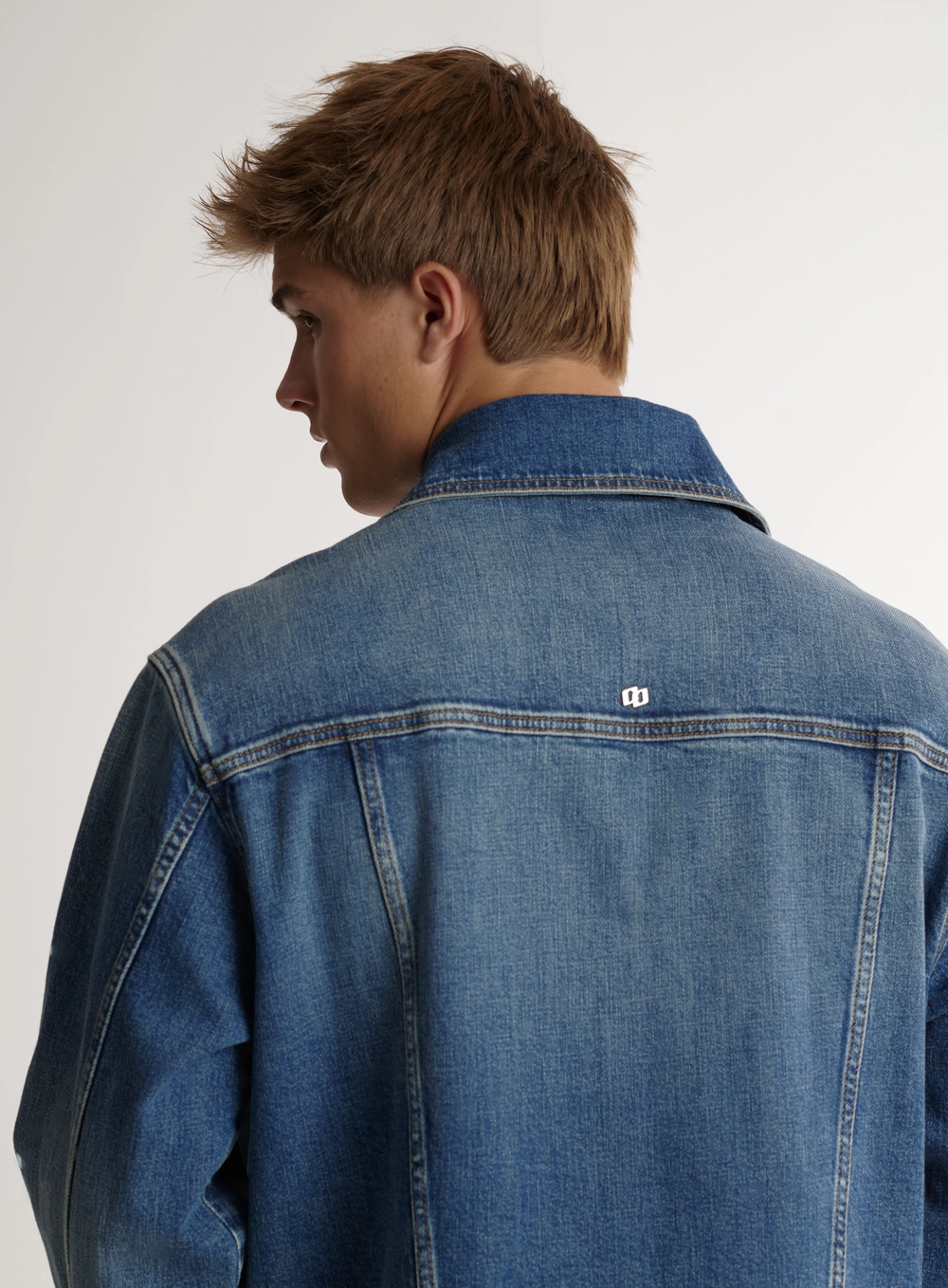 Jaqueta Masculina Jeans Classic Com Bolsos Índigo