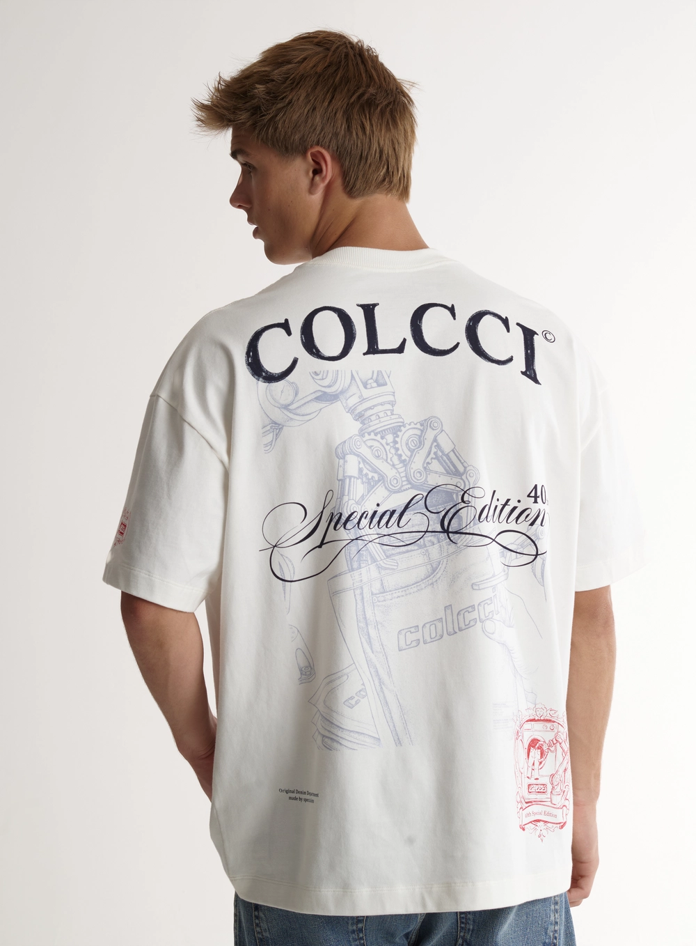 Camiseta Masculina Oversized Com Estampas Off Shell