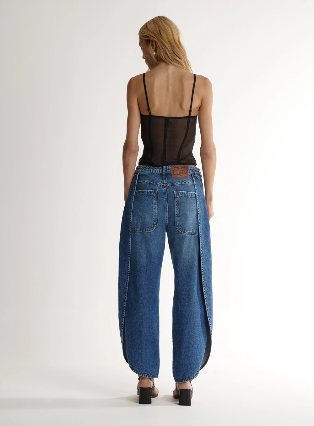 Blusa Corset Second Skin Com Transparência E Alças Preto