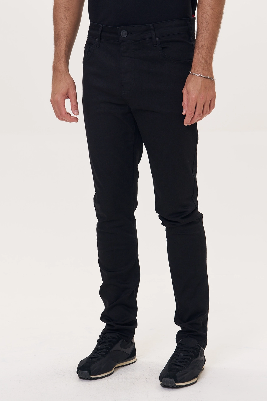 Calça Jeans Masculina Skinny - Jonas Indigo Preto 2