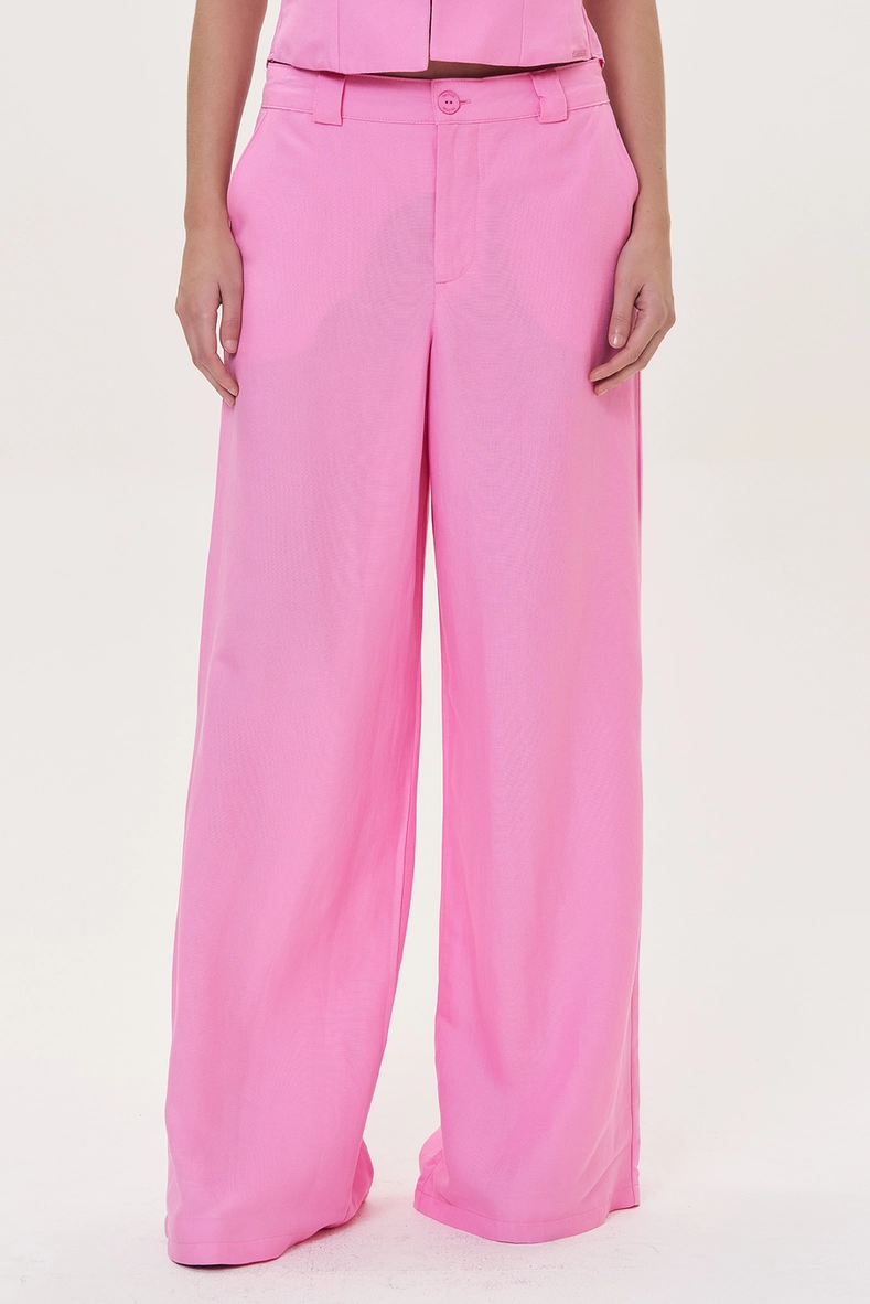 Calça Feminina Alfaiataria - Reta Rosa Gracioso 2