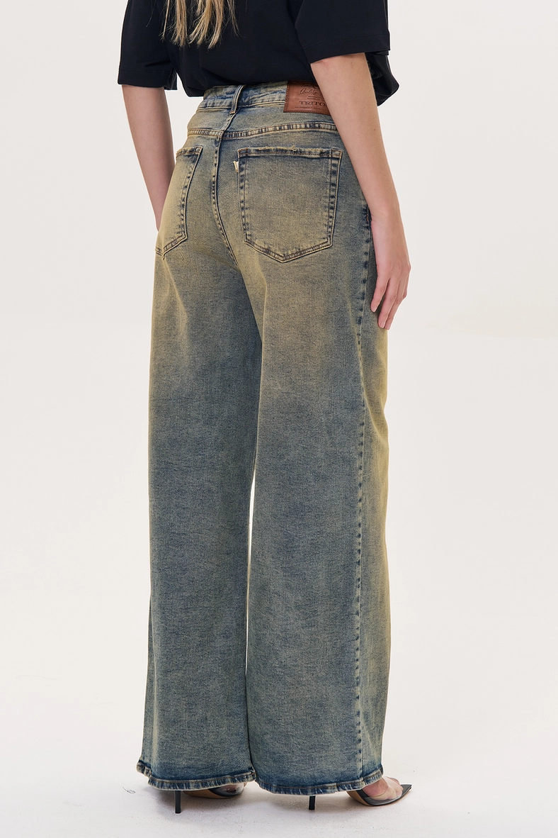 Calça Jeans Feminina - Baggy Índigo 3