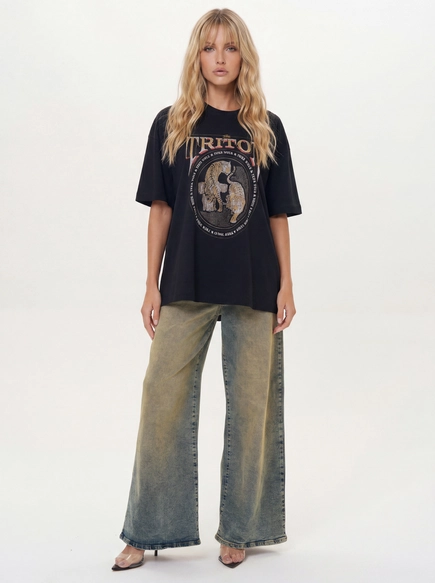 Calça Jeans Feminina - Baggy