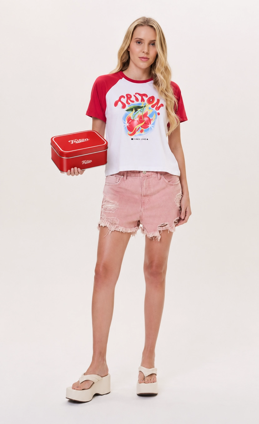 Camiseta Feminina Regular Com Estampa Frontal Estampados 5