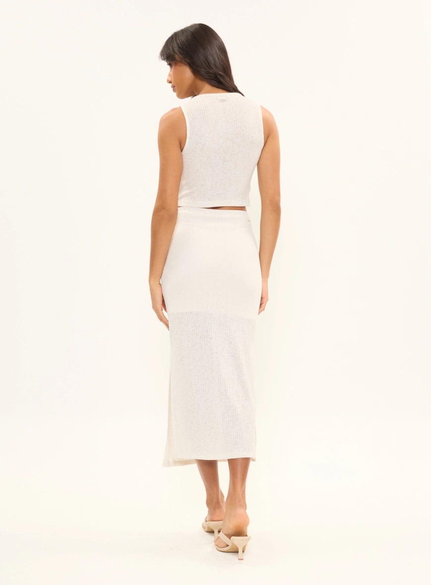 Top Tricot Small Com Aplicação De Metal Off Shell 4