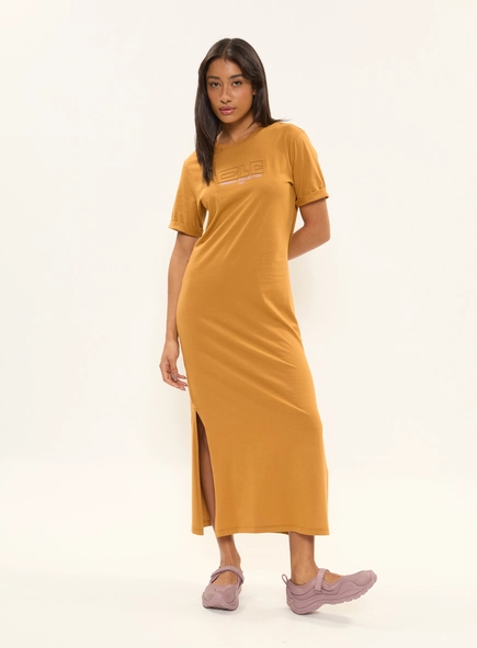 Vestido Midi Com Fendas